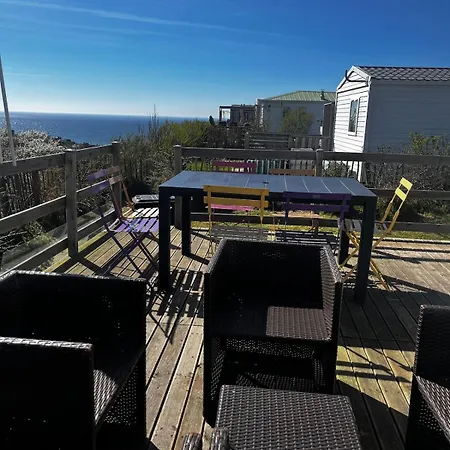 בית נופש Mobile Home, Sea View, Pool, 6 People